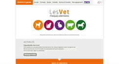 Desktop Screenshot of lesvet.com